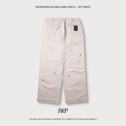 P.B.P Distressed Double Knee Pants