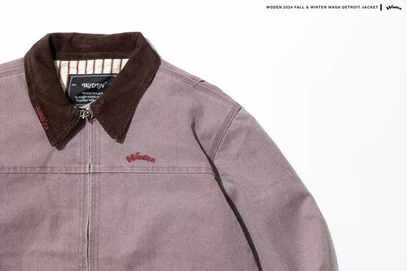 WODEN 2024 Fall & Winter 013 Wash Detroit Jacket