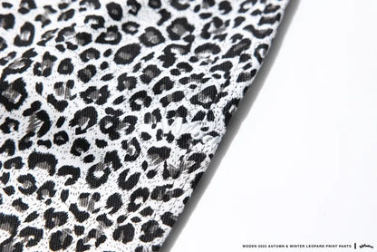 WODEN 2023 Autumn & Winter Leopard Print Pants