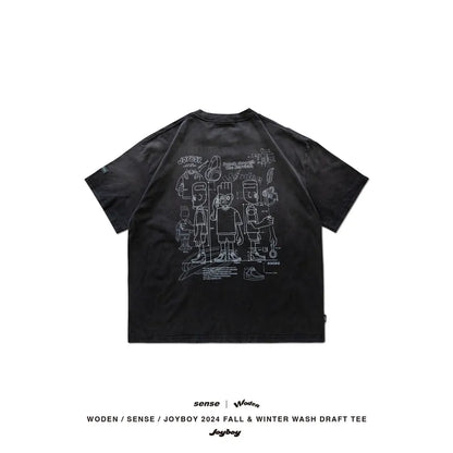 WODEN / sense / Joyboy 2024 Fall & Winter 019 Wash Draft Tee