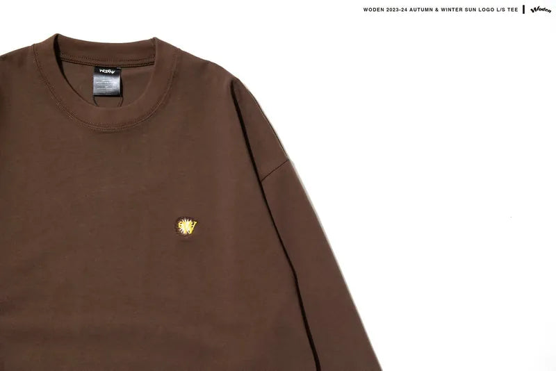 WODEN 2023 Autumn & Winter 040 Sun LOGO L/S tee