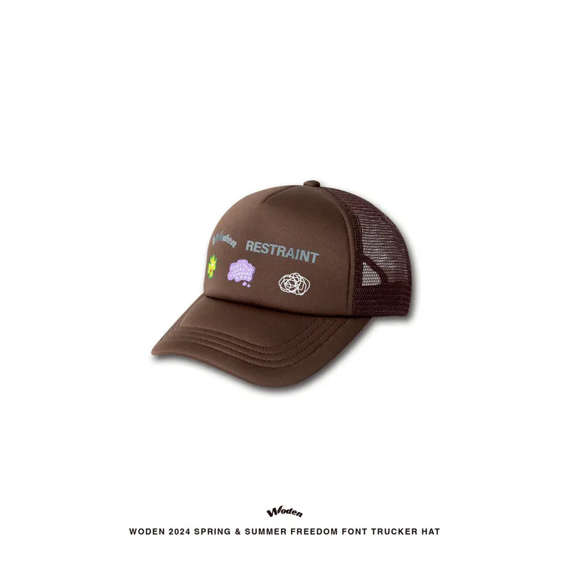 WODEN 2025 Spring & Summer 033 Freedom Font Trucker Hat