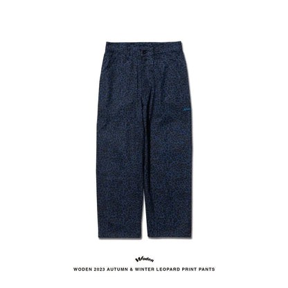 WODEN 2023 Autumn & Winter Leopard Print Pants