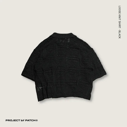 P.B.P LOOSE KNIT SHIRT