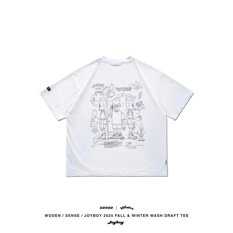 WODEN / sense / Joyboy 2024 Fall & Winter 019 Wash Draft Tee