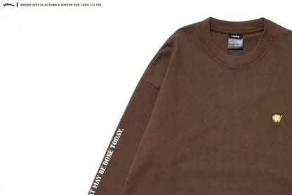WODEN 2023 Autumn & Winter 040 Sun LOGO L/S tee