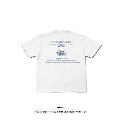 WODEN 2024 Spring & Summer 013 Pilot Print Tee