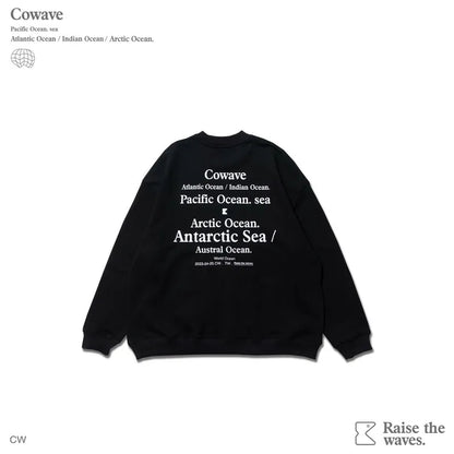 Cowave 2023-24 Fall & Winter Slogan font Sweatshirt