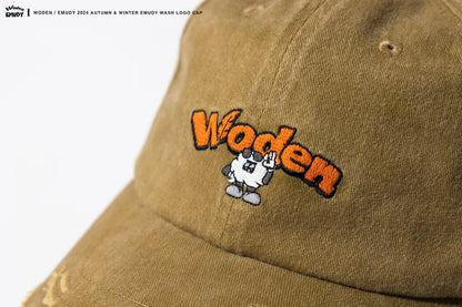 WODEN / Emudy 2024 Autumn & Winter 058 Wash LOGO Cap
