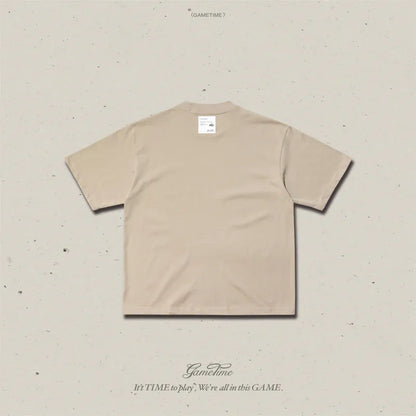 GAMETIME 24SS Carved Style Logo Tee