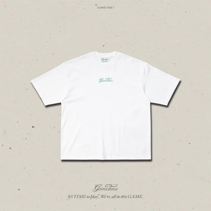 GAMETIME 24SS Carved Style Logo Tee