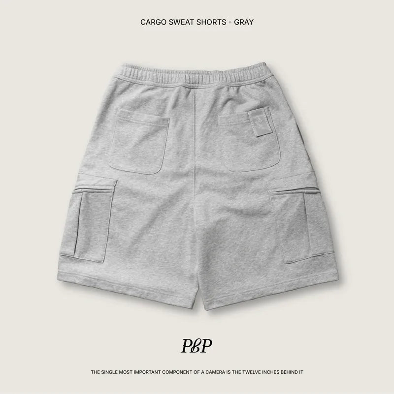 P.B.P CARGO SWEAT SHORTS