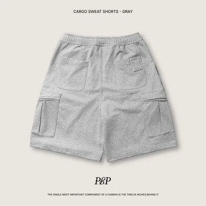 P.B.P CARGO SWEAT SHORTS