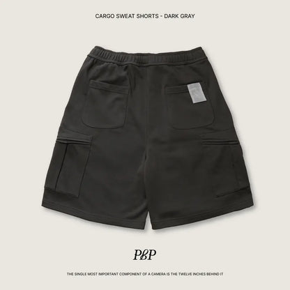 P.B.P CARGO SWEAT SHORTS