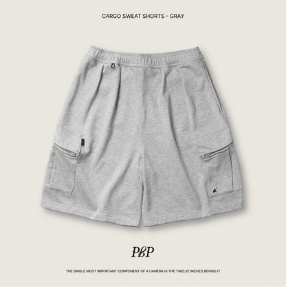 P.B.P CARGO SWEAT SHORTS