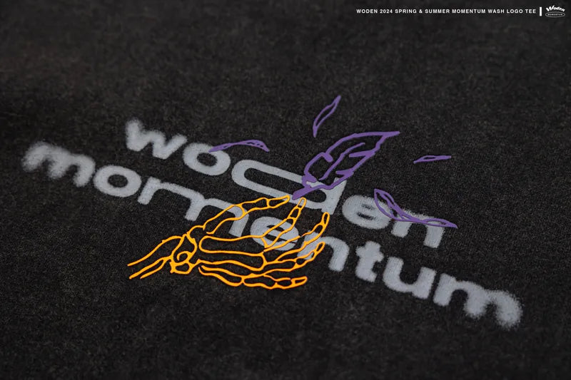 WODEN 2024 Spring & Summer 071 Momentum Wash LOGO Tee