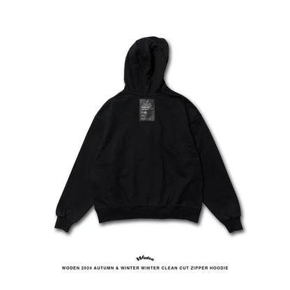 WODEN 2024 Autumn & Winter 055 Clean Cut Zipper Hoodie Jacket