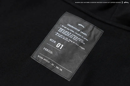 WODEN 2024 Autumn & Winter 055 Clean Cut Zipper Hoodie Jacket