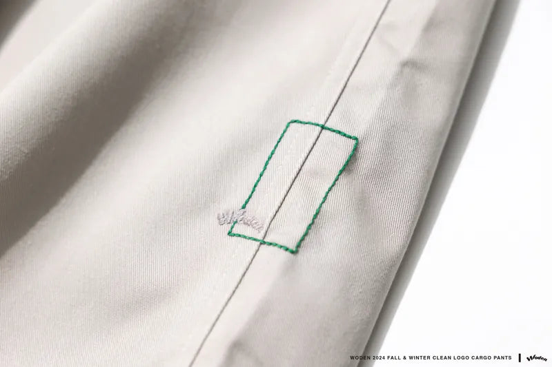 WODEN 2024 Fall & Winter 024 Clean LOGO Cargo Pants