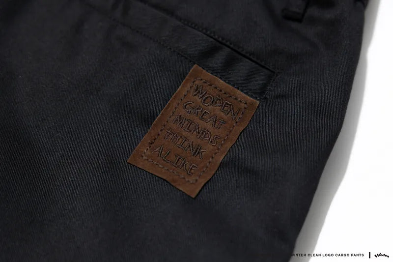 WODEN 2024 Fall & Winter 024 Clean LOGO Cargo Pants