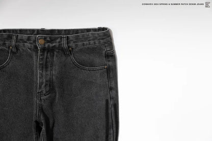 COWAVE 2024 Spring & Summer Patch Denim Jeans