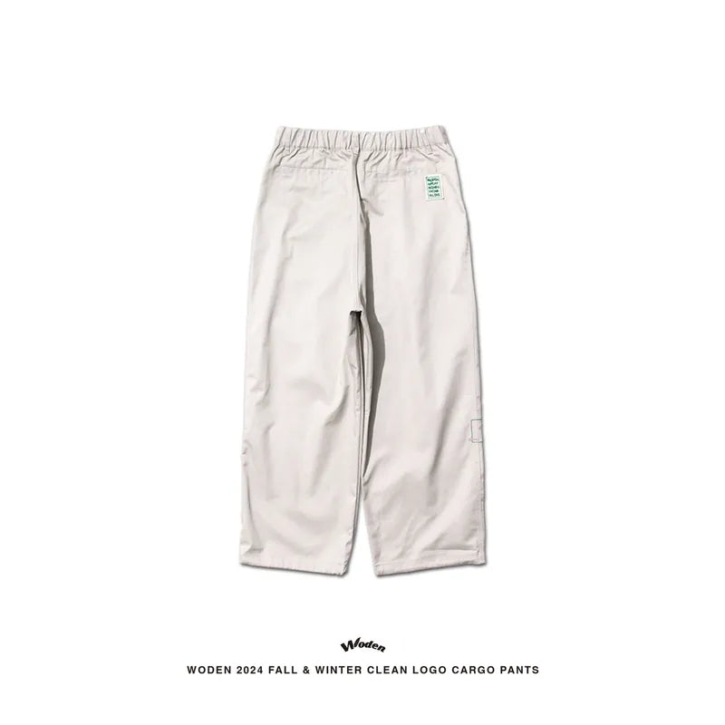 WODEN 2024 Fall & Winter 024 Clean LOGO Cargo Pants