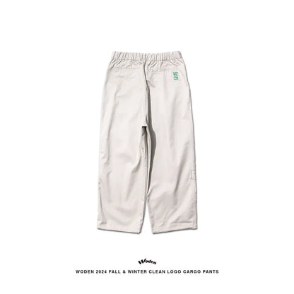 WODEN 2024 Fall & Winter 024 Clean LOGO Cargo Pants