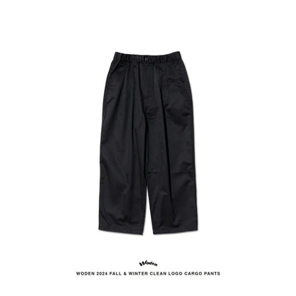 WODEN 2024 Fall & Winter 024 Clean LOGO Cargo Pants