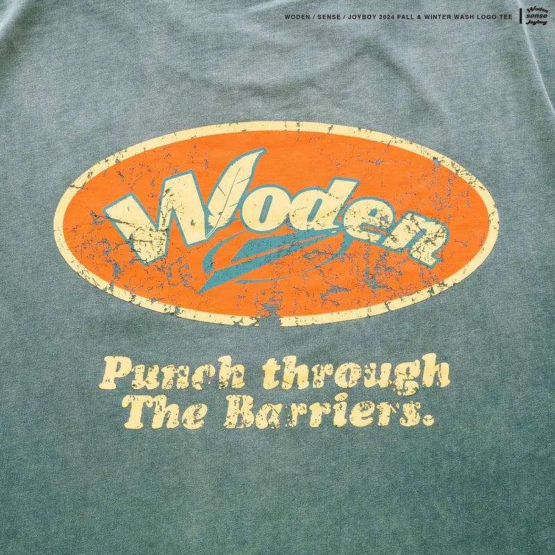 WODEN / sense / Joyboy 2024 Fall & Winter 020 Wash LOGO Tee
