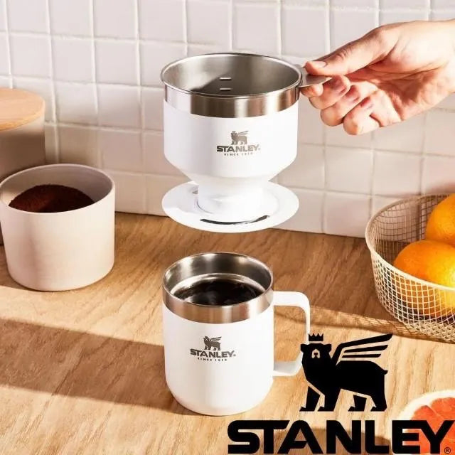 STANLEY 經典系列 不鏽鋼咖啡馬克杯+手沖濾壺