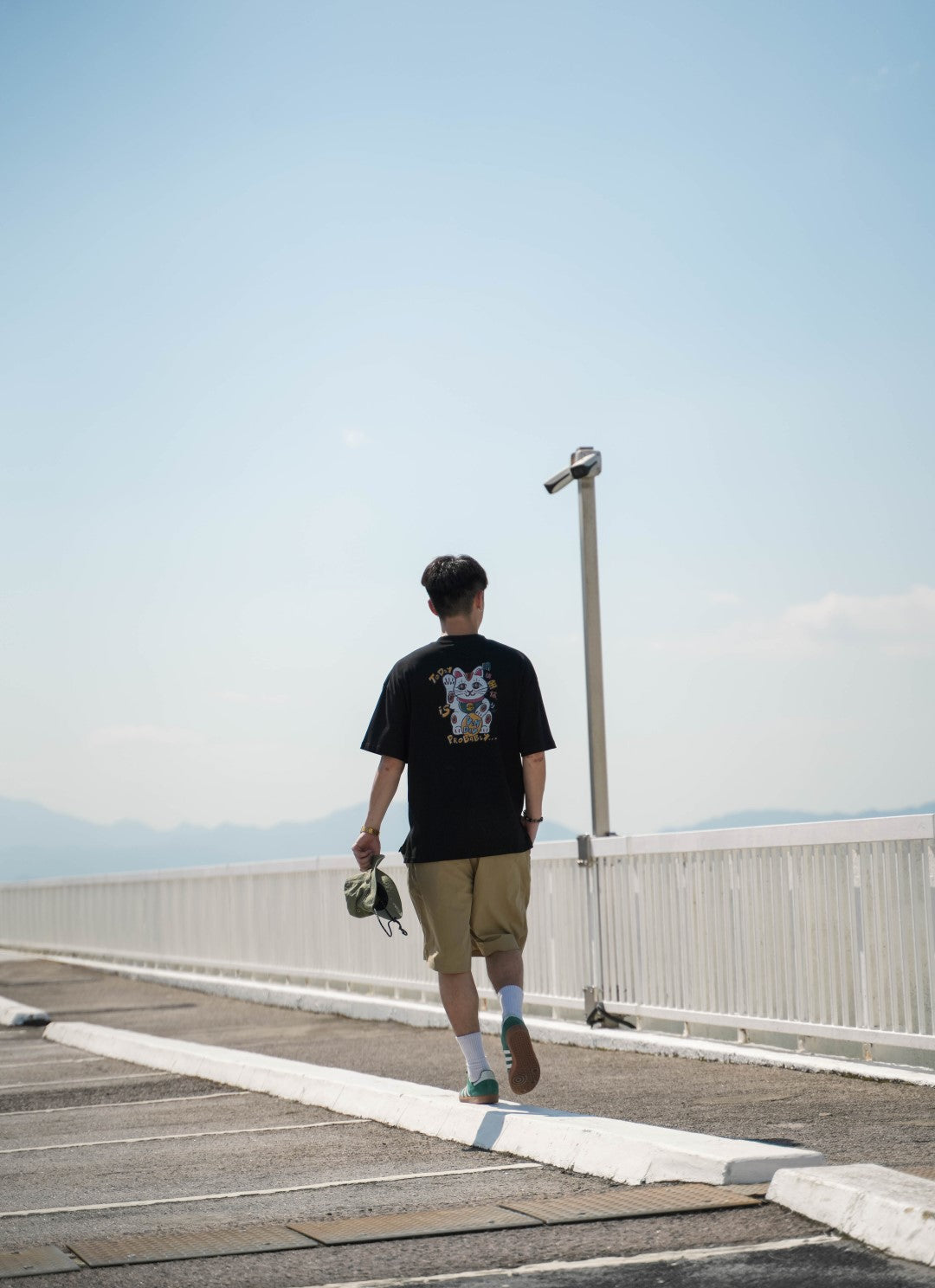 VINDAY 2023 復刻手描き招き猫 Tee ver.2 黑色