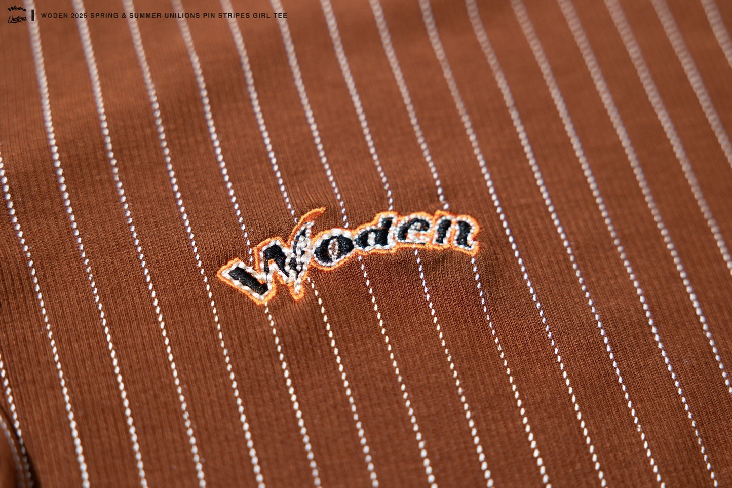 WODEN® X Unilions® 25SS  Pin stripes Girl Tee