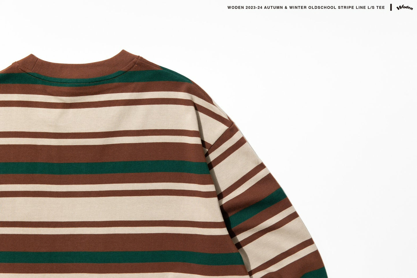 WODEN 2023-24 Autumn & Winter 002 Oldschool Stripe Line L/S Tee