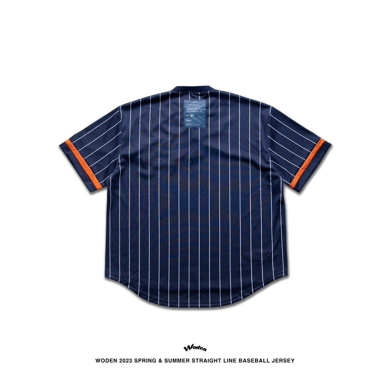 WODEN 2023 Spring & Summer 046 Straight Line Baseball Jersey
