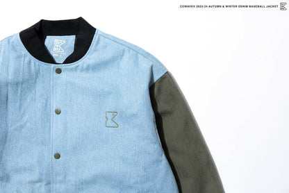 COWAVE 2023-24 Fall & Winter Denim Baseball Jacket