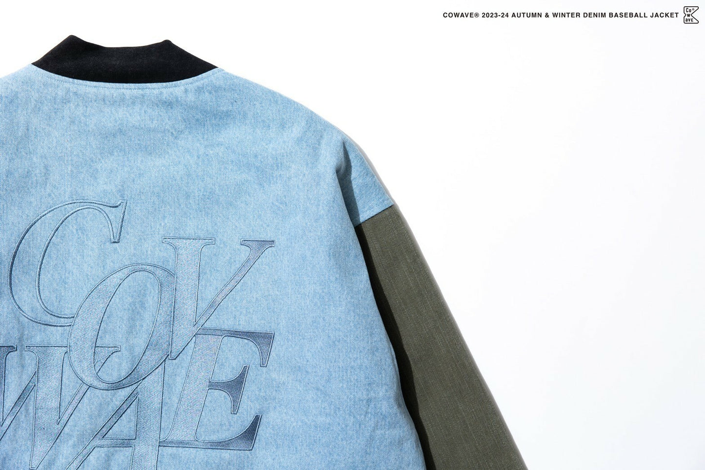 COWAVE 2023-24 Fall & Winter Denim Baseball Jacket
