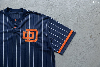WODEN 2023 Spring & Summer 046 Straight Line Baseball Jersey