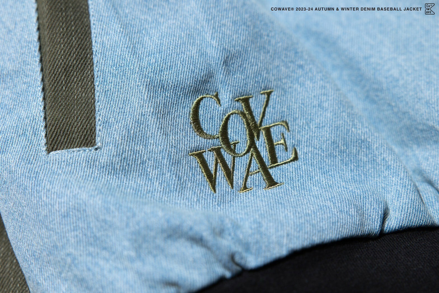 COWAVE 2023-24 Fall & Winter Denim Baseball Jacket