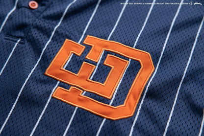 WODEN 2023 Spring & Summer 046 Straight Line Baseball Jersey