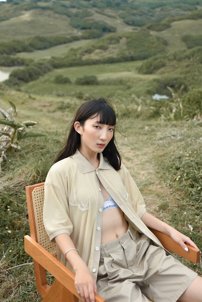 MOMENTUM Spring-Summer 2023 Mesh Shirt 網眼貼布襯衫
