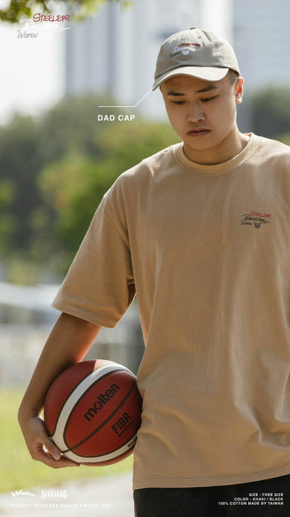 WODEN X STEELERS Handwrite Dad Cap 卡其款