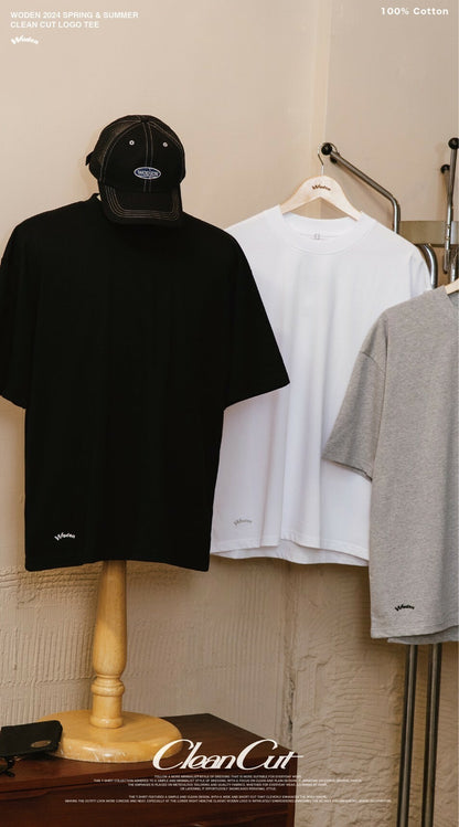 WODEN 2024 Spring & Summer 009 Clean cut LOGO Tee