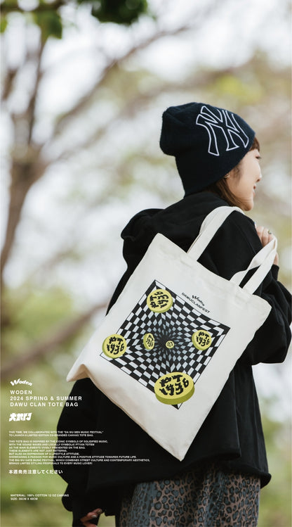 WODEN 2024 Spring & Summer Dawu Clan Tote BAG