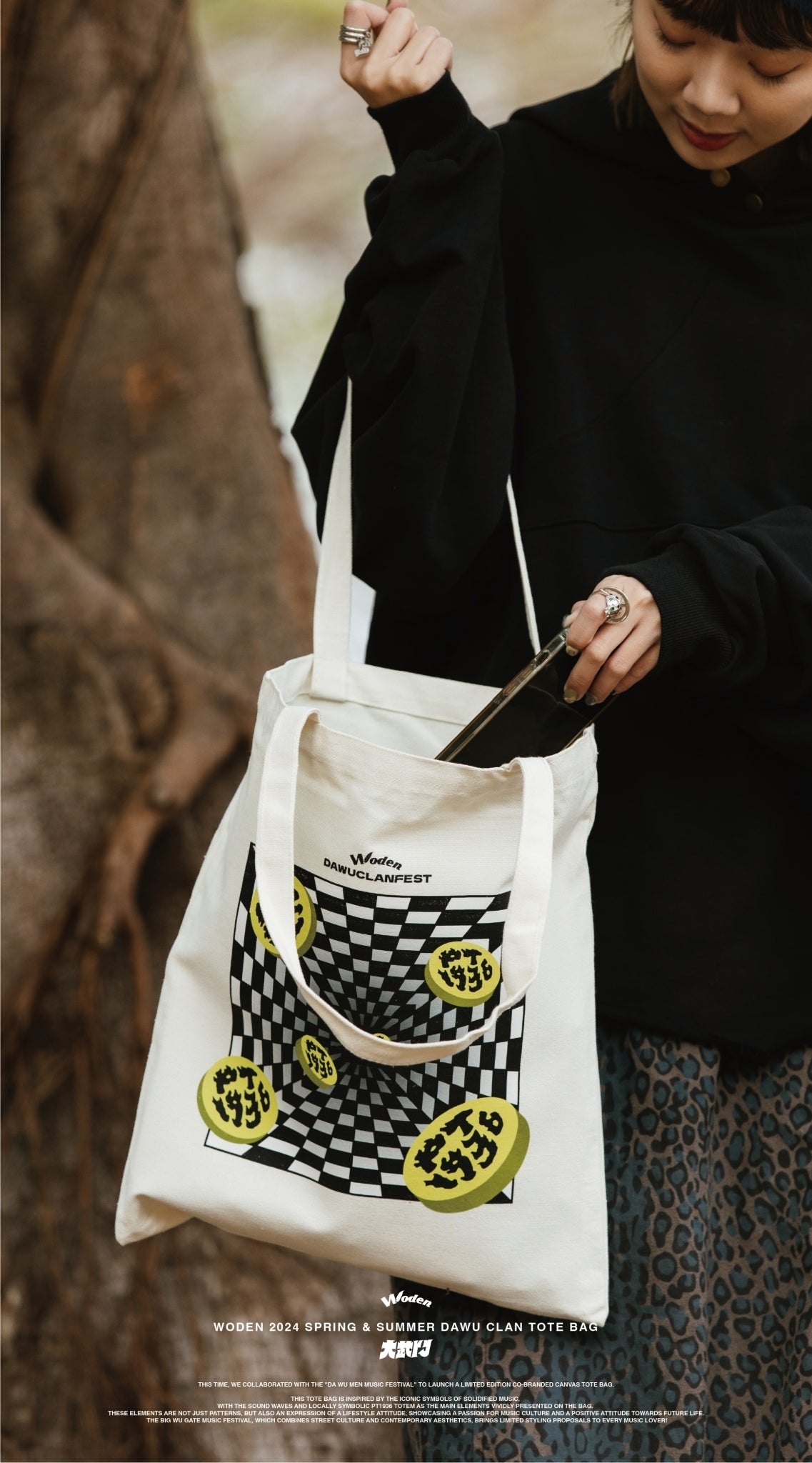 WODEN 2024 Spring & Summer Dawu Clan Tote BAG