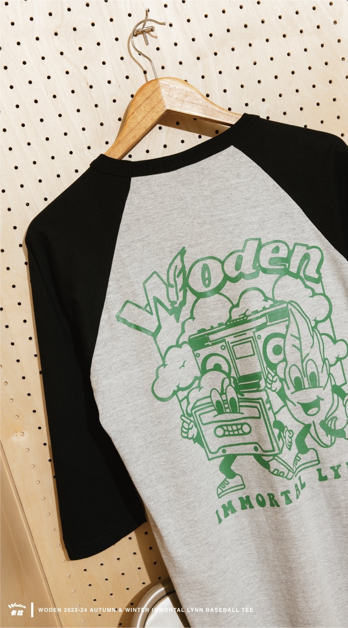 WODEN 2023-24 Autumn & Winter IMMORTAL LYNN Baseball tee