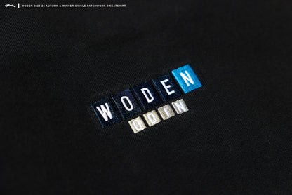 WODEN 2023-24 Autumn & Winter 006 Circle Patchwork Sweatshirt
