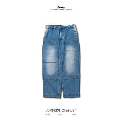 BUMPER 鐵道牛仔長褲