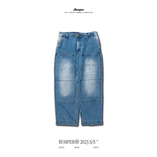 BUMPER 鐵道牛仔長褲