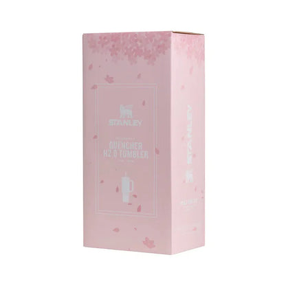 STANLEY 櫻花季限定款 吸管隨手杯 2.0 0.88L - 春日粉 (附花見紙盒)