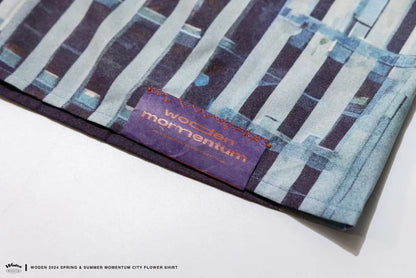 WODEN 2024 Spring & Summer 027 Momentum City Flower Shirt